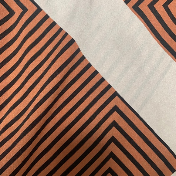 ZARA brown cream and black wrap skirt NWTs - Picture 2 of 3